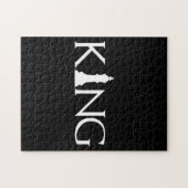 King Chess Piece Halloween Costume Chess Lover Legpuzzel (Horizontaal)