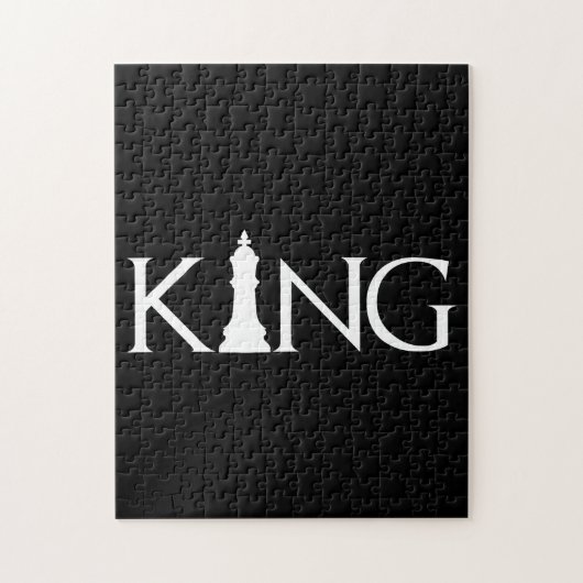 King Chess Piece Halloween Costume Chess Lover Legpuzzel (Verticaal)