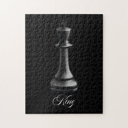 King Chess Piece Halloween Costume Chess Lover Legpuzzel (Verticaal)