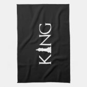 King Chess Piece Halloween Costume Chess Lover Theedoek (Verticaal)