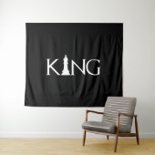 King Chess Piece Halloween Costume Chess Lover Wandkleed (In Situ (horizontaal))
