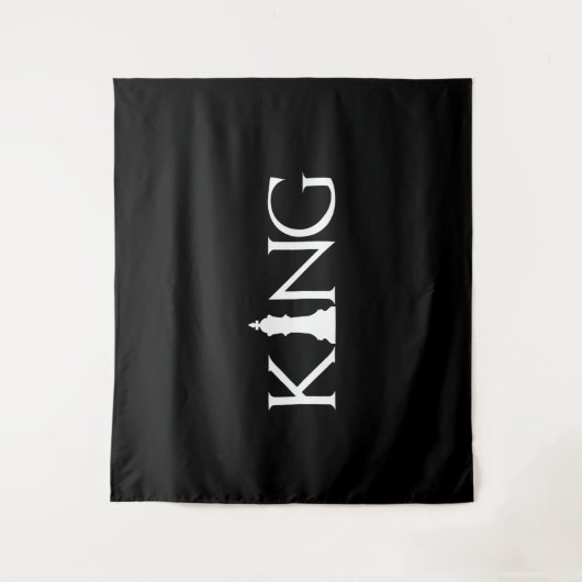 King Chess Piece Halloween Costume Chess Lover Wandkleed (Voorkant)