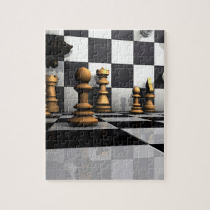 King Chess Play Legpuzzel