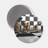 King Chess Play Magneet (Voorkant / Achterkant)