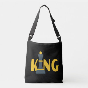 King Chess Player Crossbody Tas