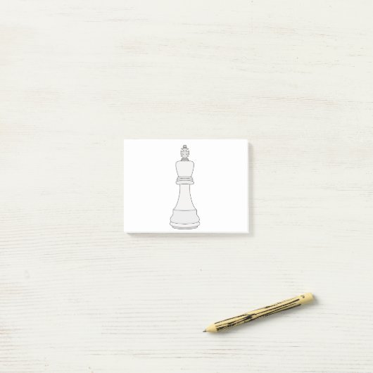 King Chess Post-it® Notes (Op bureau)