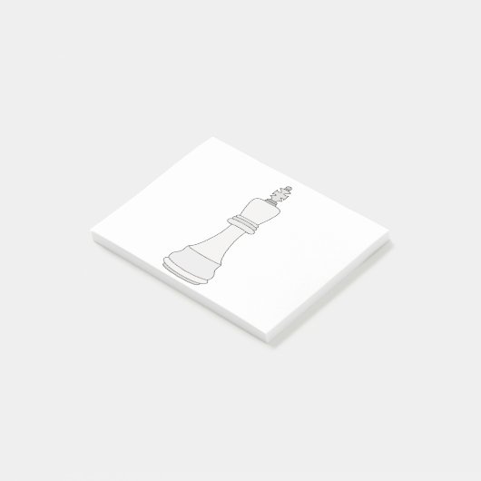 King Chess Post-it® Notes (Schuin)