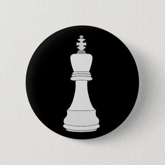 King Chess Ronde Button 5,7 Cm (Voorkant)