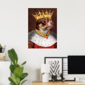 King Chihuahua Poster (Thuiskantoor)