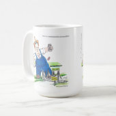 King Christie & GW Bridge Funny Koffiemok (Voorkant links)