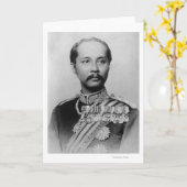 King Chulalongkorn Rama V van Thailand Kaart (Gele Bloem)