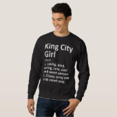 King City Meisje of Oregon Grappige Stad Home Root Trui (Voorkant volledig)