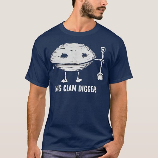 King Clam Digger T-shirt (Voorkant)