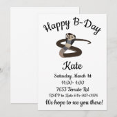 King Cobra Happy B-day Kaart (Voorkant / Achterkant)