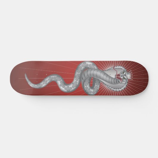 King Cobra - Red Skateboard (Horizontaal)