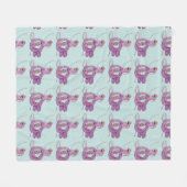 King Cobra Snake Rock Klimmen Fleece Deken (Voorkant (Horizontaal))