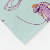 King Cobra Snake Rock Klimmen Fleece Deken (Hoek)