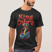 King Cobra Snake Strike T-shirt (Voorkant)