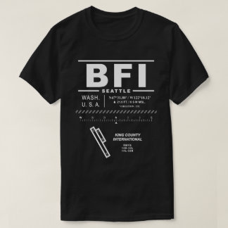 King County International Airport BFI T-shirt