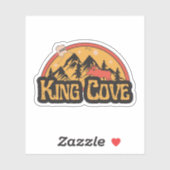 King Cove, Alaska Sticker (Vel)
