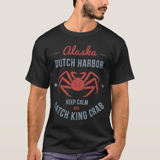 King Crab Dutch Harbor Alaska T-shirt (Voorkant)