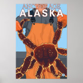 King Crab Fisherman - Anchorage, Alaska Poster (Voorkant)