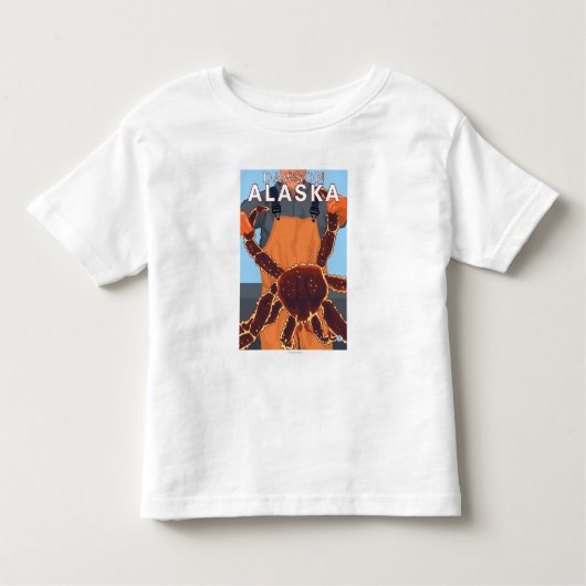 King Crab Fisherman - Dawson, Alaska Kinder Shirts (Voorkant)