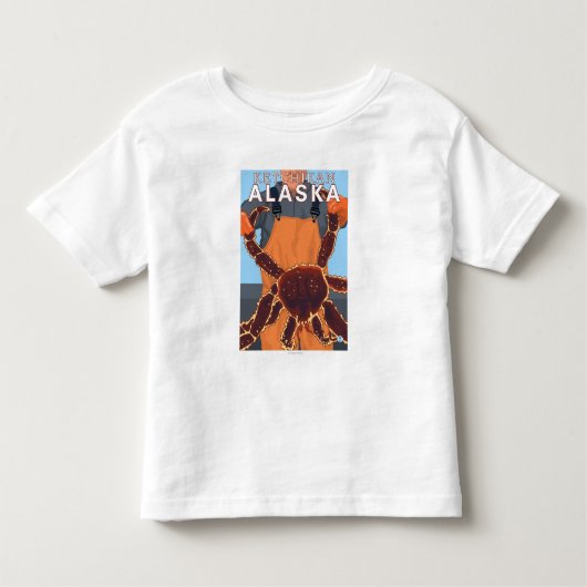 King Crab Fisherman - Ketchikan, Alaska Kinder Shirts (Voorkant)