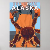 King Crab Fisherman - Ketchikan, Alaska Poster (Voorkant)