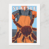 King Crab Fisherman - Seattle, Washington Briefkaart (Voorkant)