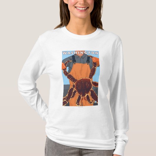 King Crab Fisherman - Washington T-shirt (Voorkant)