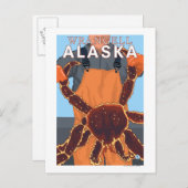 King Crab Fisherman - Wrangell, Alaska Briefkaart (Voorkant / Achterkant)