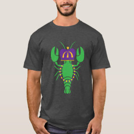 King Crawfish Mardi Gras T-Shirt