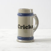 King Cricket beer stein Bierpul (Voorkant rechts)