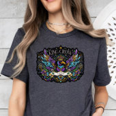 King Crow Kleurrijke Graphic T-Shirt