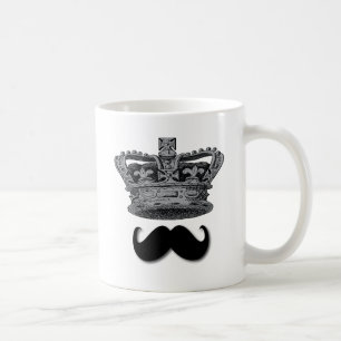King Crown en Mustache Koffiemok