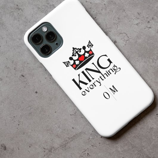 King Crown gepersonaliseerd Case-Mate iPhone Case