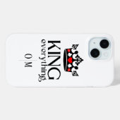 King Crown gepersonaliseerd Case-Mate iPhone Case (Achterkant (horizontaal))