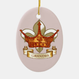 King Crown Grandpa ornament