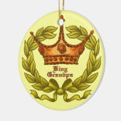 King Crown Grandpa ornament (Links)