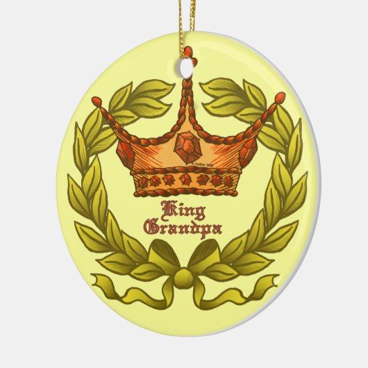 King Crown Grandpa ornament (Links)