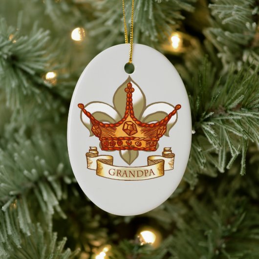 King Crown Grandpa ornament (Boom)