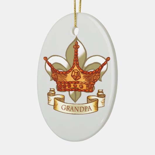 King Crown Grandpa ornament (Links)