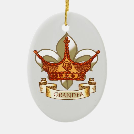 King Crown Grandpa ornament (Voorkant)