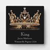King Crown Pageant Plaque Fotoplaat (Voorkant)