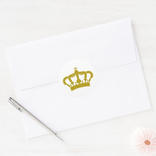 King Crown Ronde Sticker (Envelop)