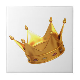 King Crown Small (4,25 x 4,25 inch) keramische Pho Tegeltje