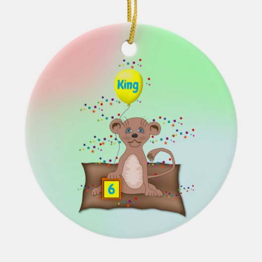 King Cub Keramisch Ornament (Voorkant)