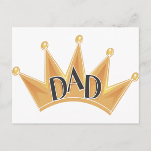King Dad Briefkaart