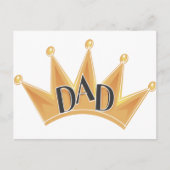 King Dad Briefkaart (Voorkant)